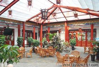 天津古建筑彩绘四合院彩绘庭院彩画彩绘
