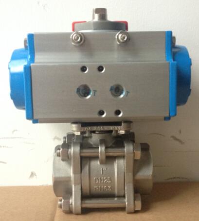 医药设备气动不锈钢球阀